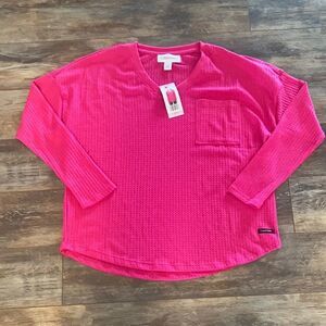 Calvin Klein Honeycomb Waffle Top